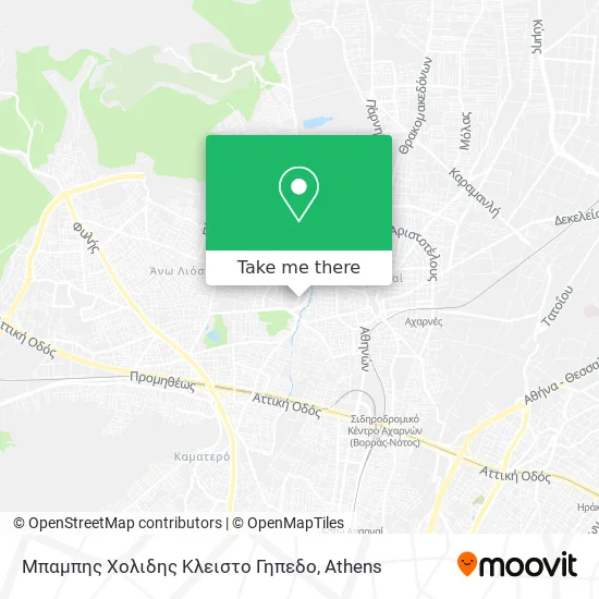 Μπαμπης Χολιδης Κλειστο Γηπεδο map