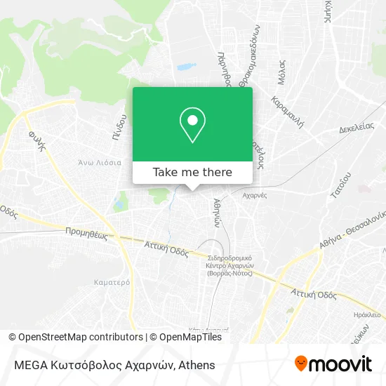 MEGA Κωτσόβολος Αχαρνών map
