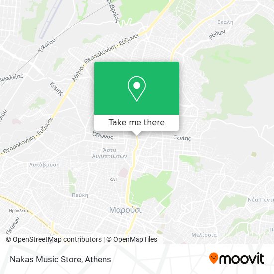 Nakas Music Store map