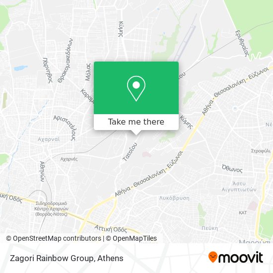 Zagori Rainbow Group map