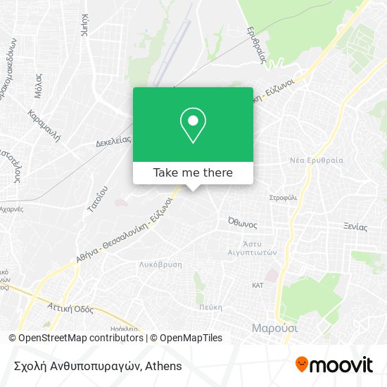 Σχολή Ανθυποπυραγών map