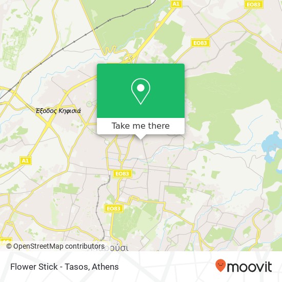 Flower Stick - Tasos map
