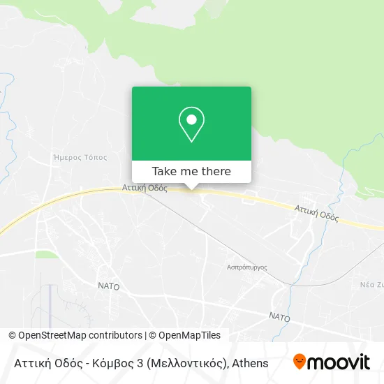 Αττική Οδός - Κόμβος 3 (Μελλοντικός) map