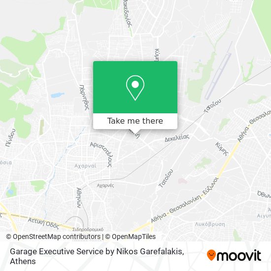 Garage Executive Service by Nikos Garefalakis map