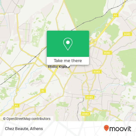 Chez Beaute map