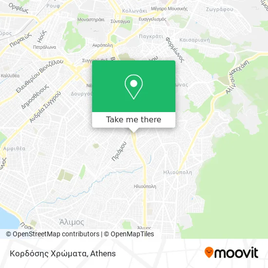 Κορδόσης Χρώματα map