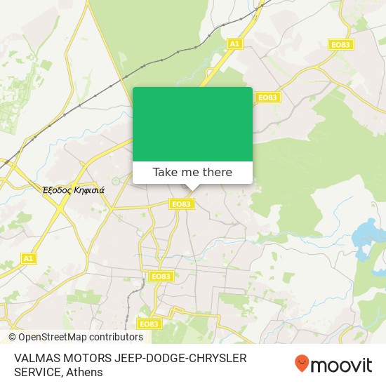 VALMAS MOTORS  JEEP-DODGE-CHRYSLER SERVICE map