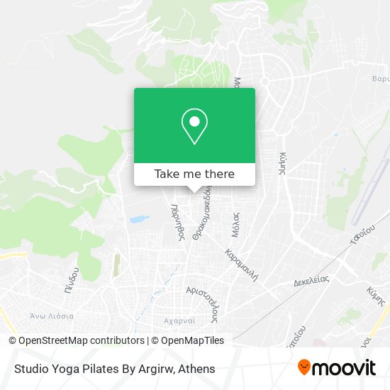 Studio Υoga Pilates By Argirw map