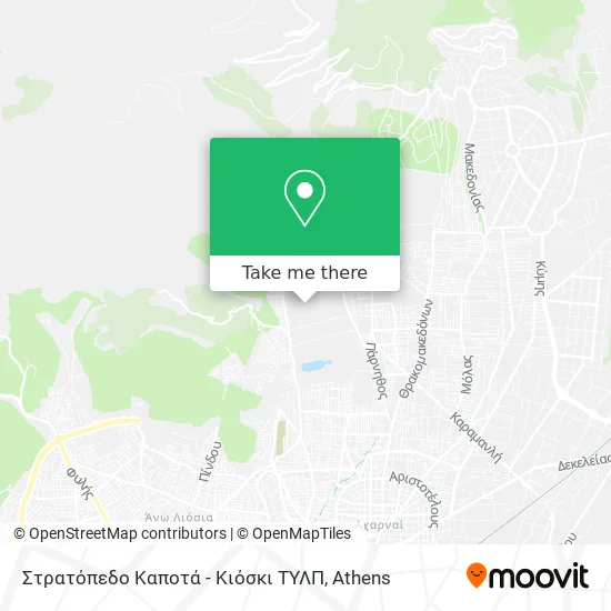 Στρατόπεδο Καποτά - Κιόσκι ΤΥΛΠ map