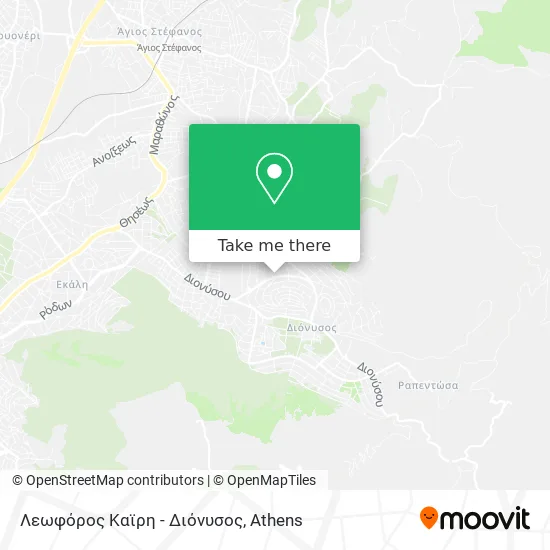 Λεωφόρος Καϊρη - Διόνυσος map