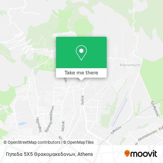 Γηπεδα 5Χ5 Θρακομακεδονων map