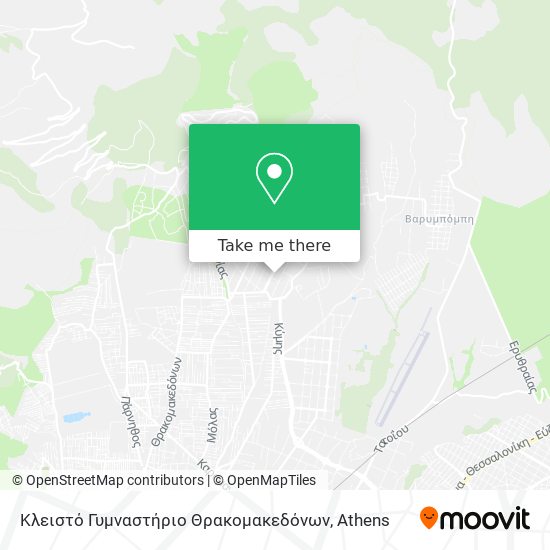 Κλειστό Γυμναστήριο Θρακομακεδόνων map