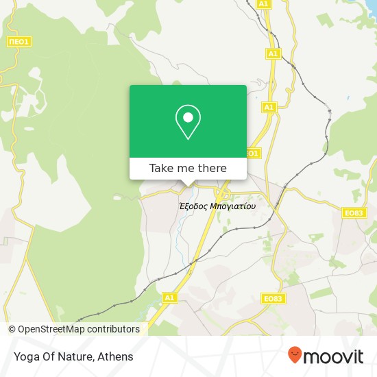 Yoga Of Nature map