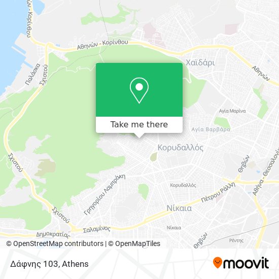 Δάφνης 103 map