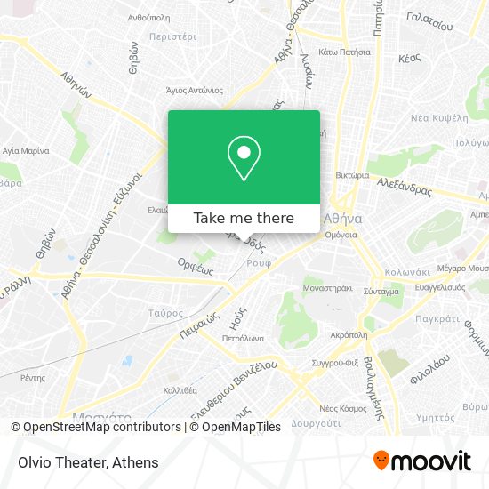Olvio Theater map