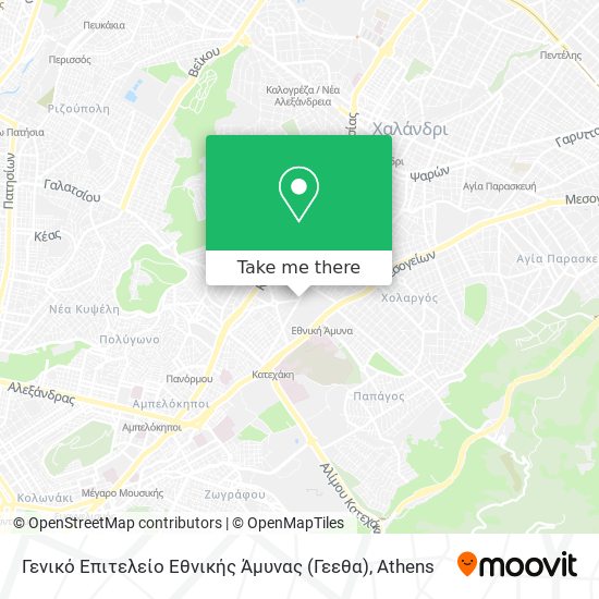 Γενικό Επιτελείο Εθνικής Άμυνας (Γεεθα) map