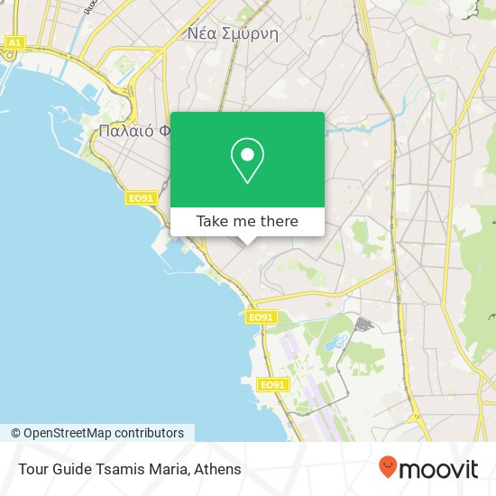 Tour Guide Tsamis Maria map