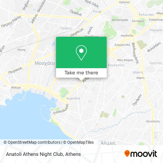 Anatoli Athens Night Club map