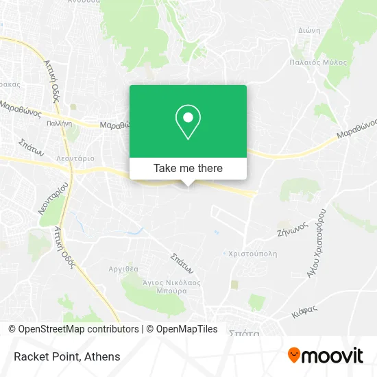 Racket Point map