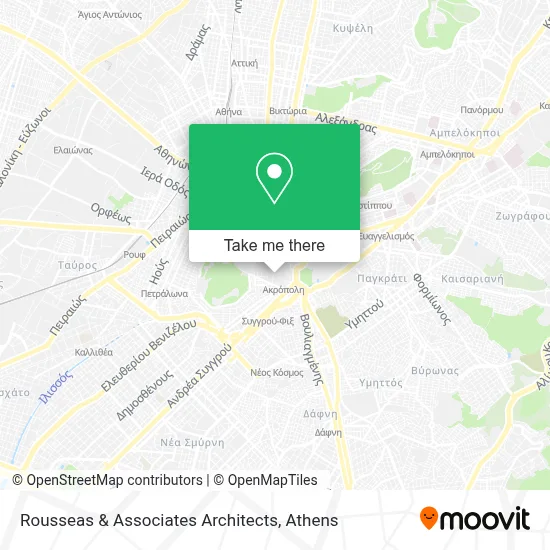 Rousseas & Associates Architects map