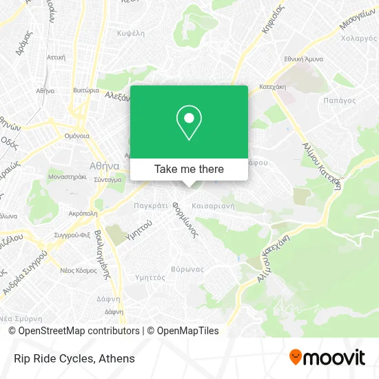 Rip Ride Cycles map