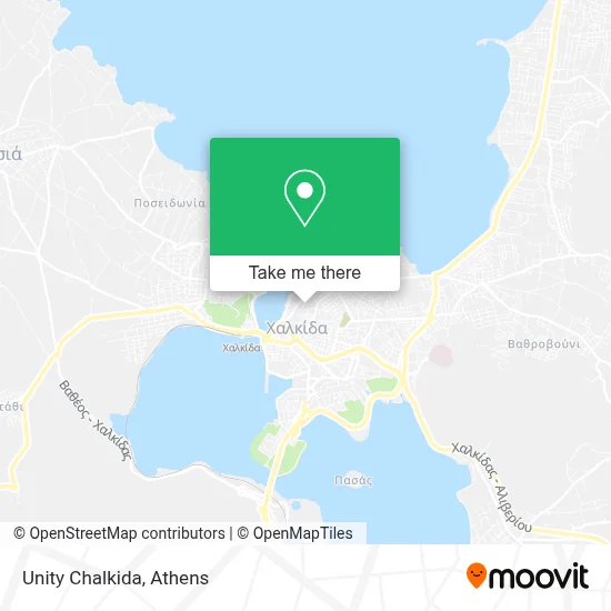 Unity Chalkida map
