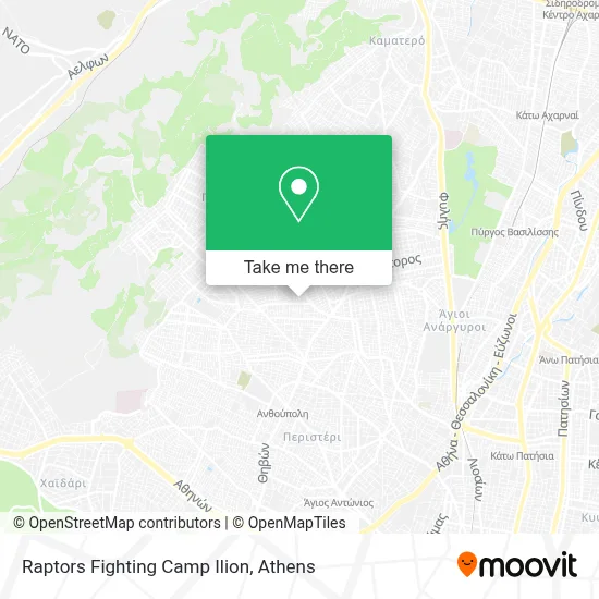 Raptors Fighting Camp Ilion map