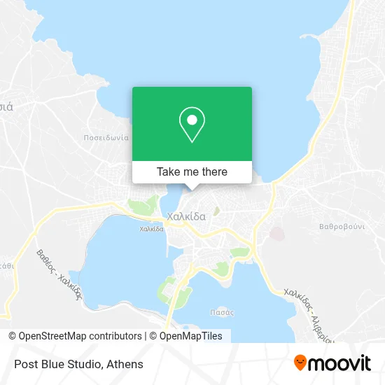 Post Blue Studio map