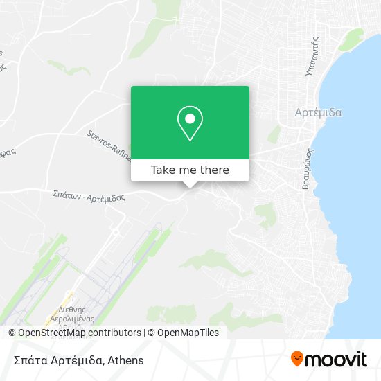 Σπάτα Αρτέμιδα map