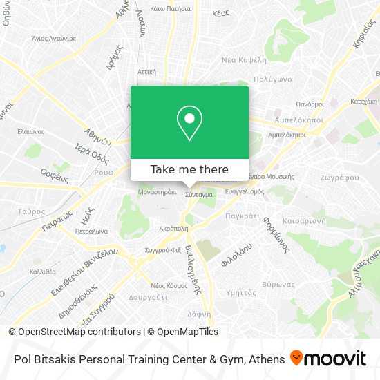 Pol Bitsakis Personal Training Center & Gym map