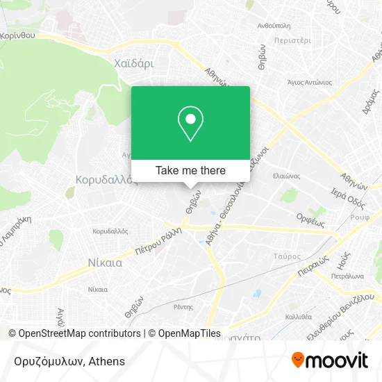 Ορυζόμυλων map