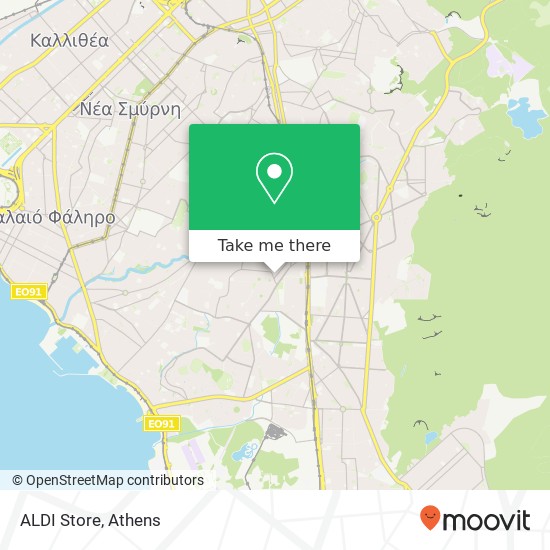 ALDI Store map