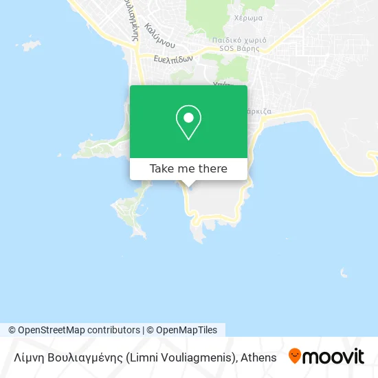 Λίμνη Βουλιαγμένης (Limni Vouliagmenis) map