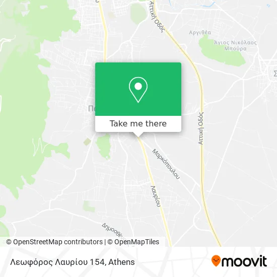 Λεωφόρος Λαυρίου 154 map