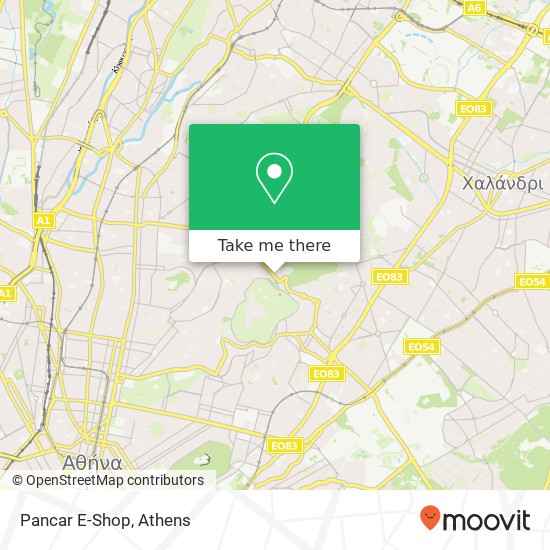 Pancar E-Shop map