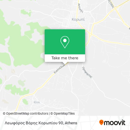 Λεωφόρος Βάρης Κορωπίου 90 map