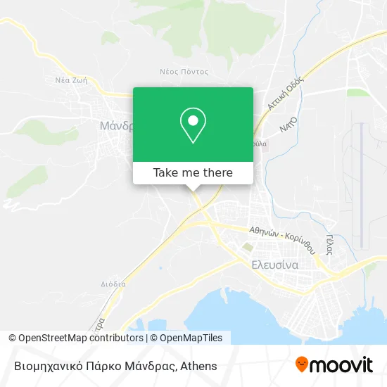 Βιομηχανικό Πάρκο Μάνδρας map