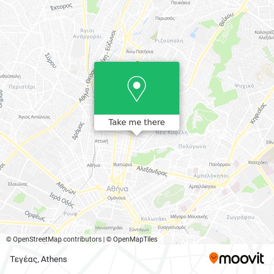 Τεγέας map