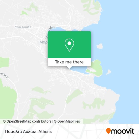 Παραλία Αυλάκι map