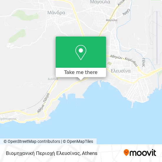 Βιομηχανική Περιοχή Ελευσίνας map