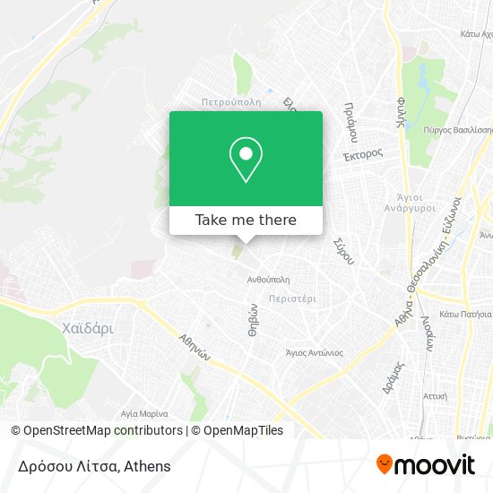 Δρόσου Λίτσα map