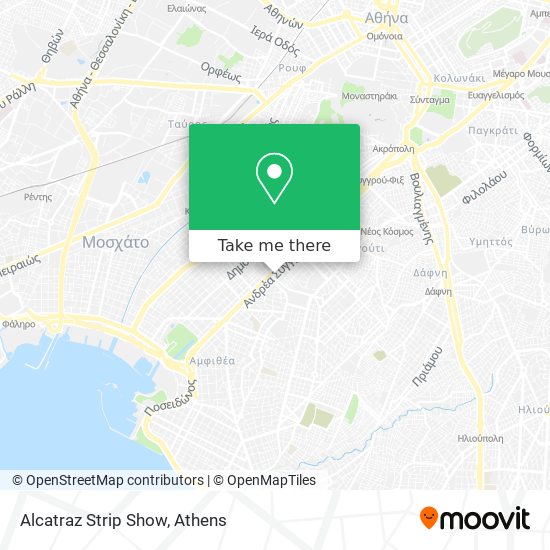 Alcatraz Strip Show map