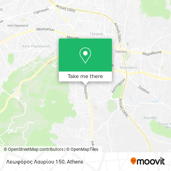 Λεωφόρος Λαυρίου 150 map