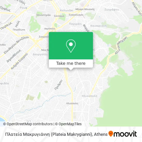 Πλατεία Μακρυγιάννη (Plateia Makrygianni) map
