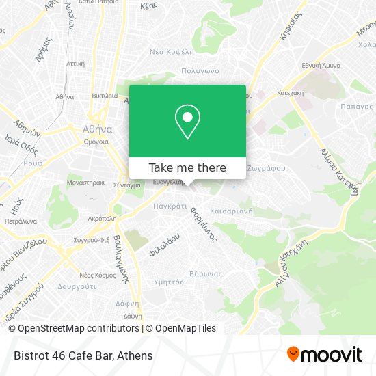 Bistrot 46 Cafe Bar map