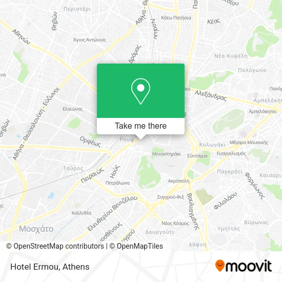 Hotel Ermou map