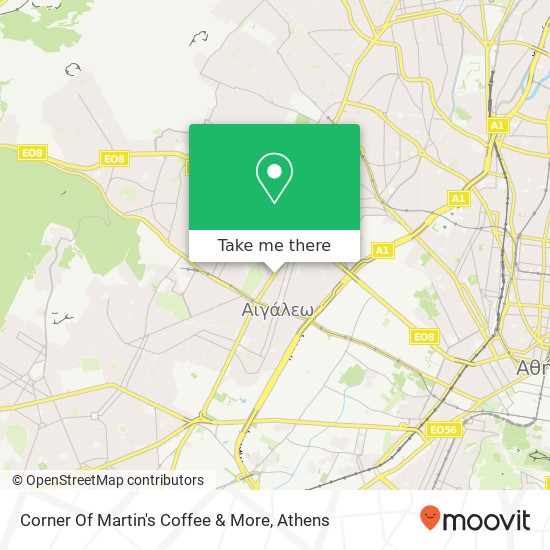 Corner Of Martin's Coffee & More map