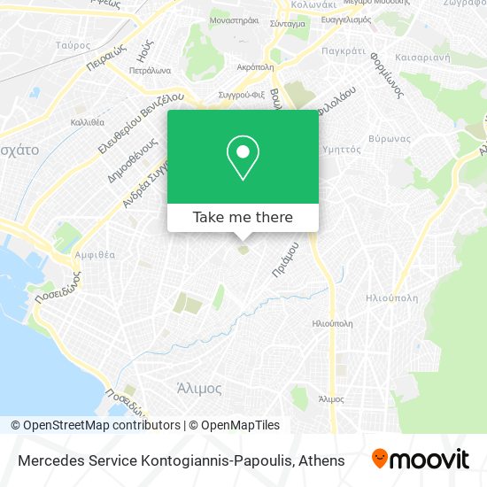 Mercedes Service Kontogiannis-Papoulis map