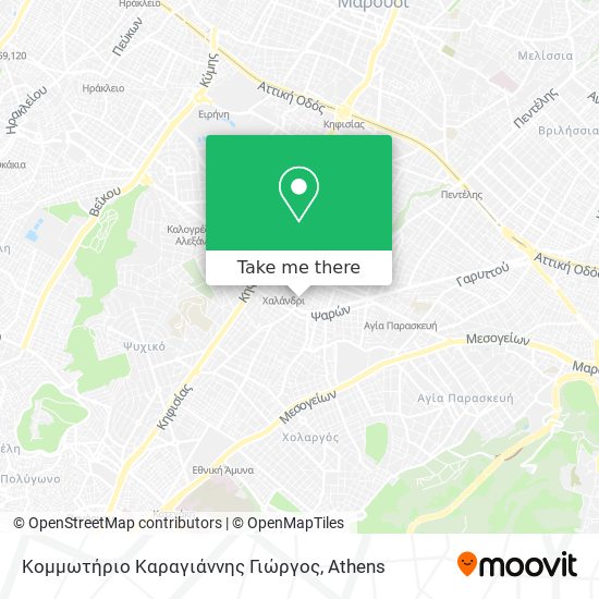 Κομμωτήριο Καραγιάννης Γιώργος map