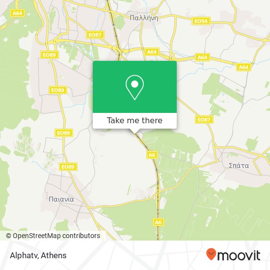 Alphatv map